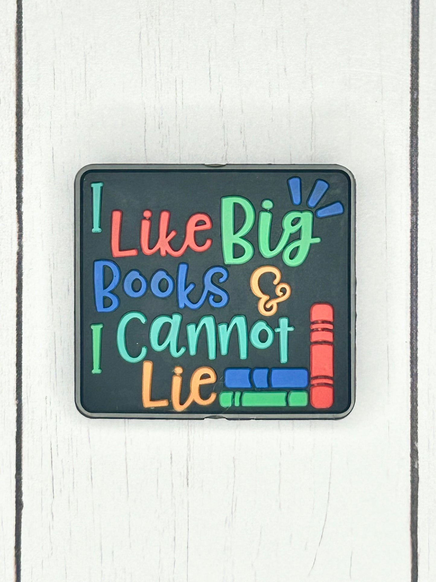 "I Like Big Books & I Cannot Lie" Focal Bead