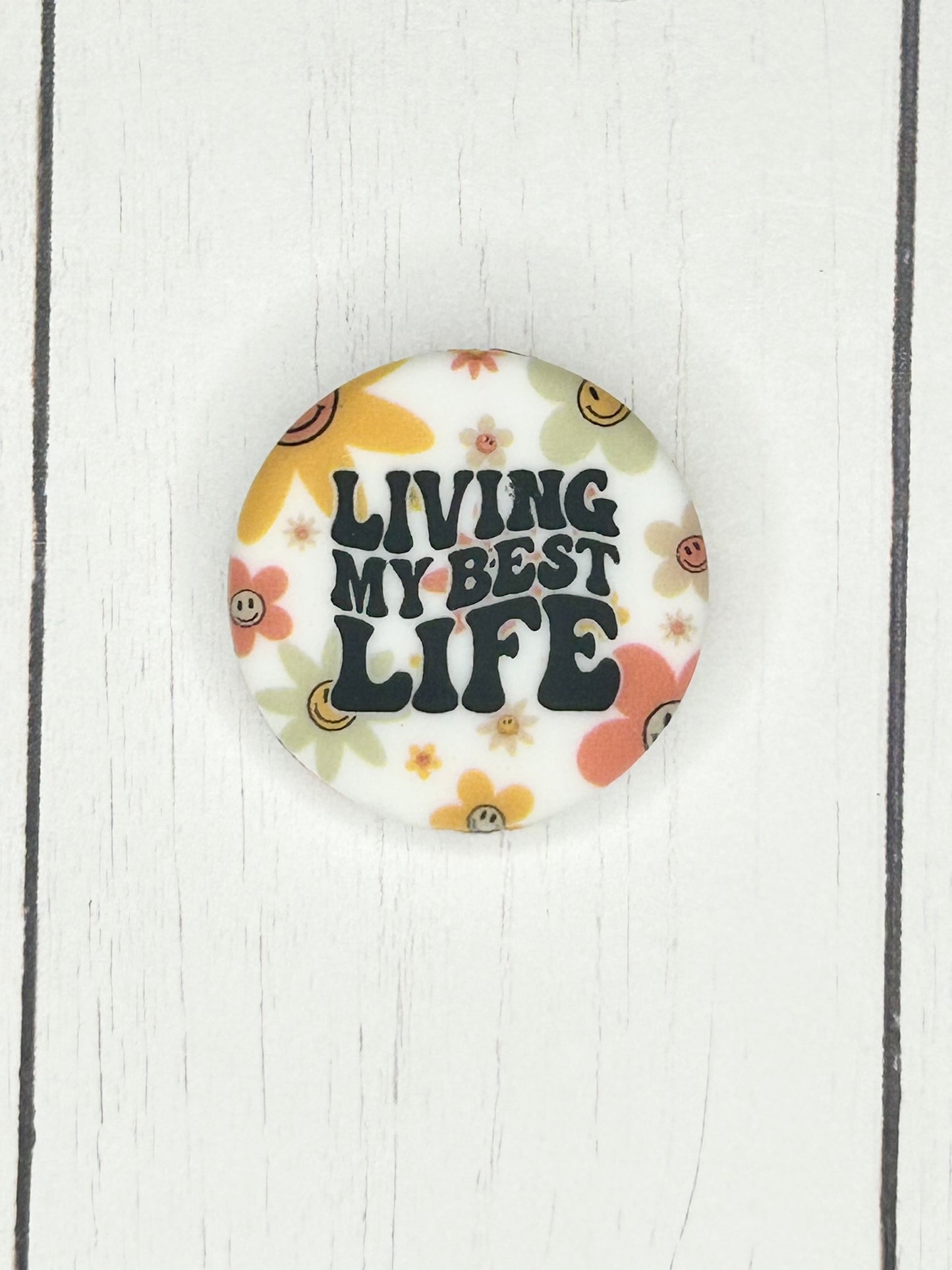 "Living My Best Life" Focal Bead