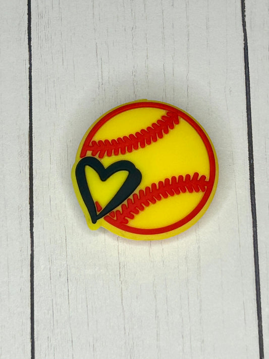 Softball Mom 2.0 Focal Bead