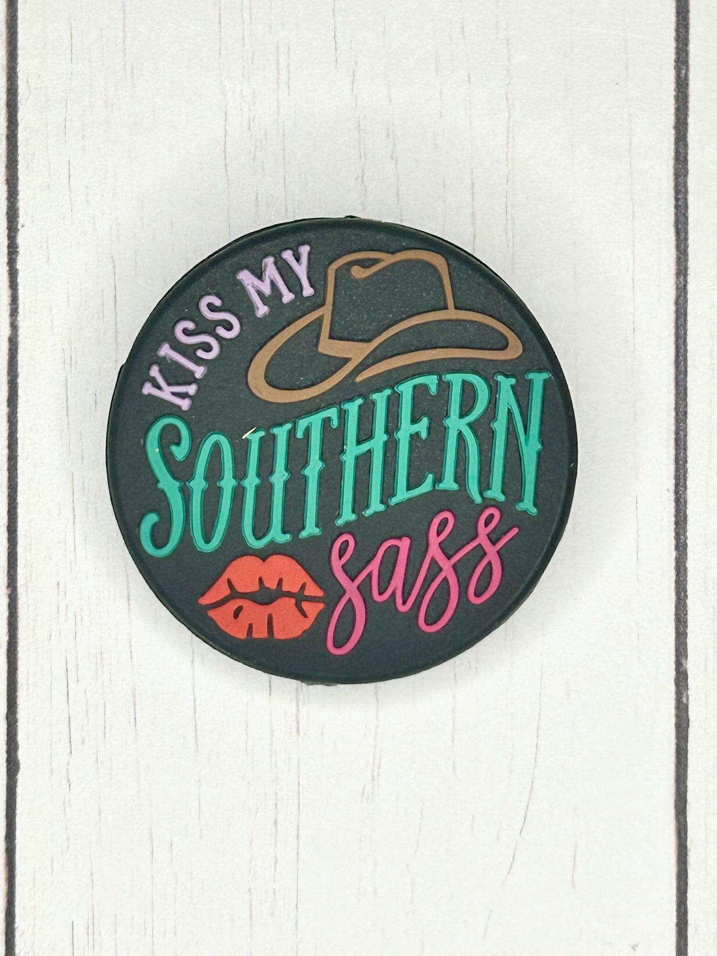 "Kiss My Southern Sass" Focal Bead