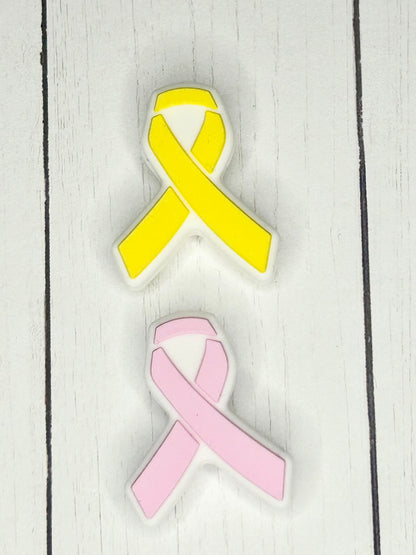 Awareness Ribbon  Focal Bead