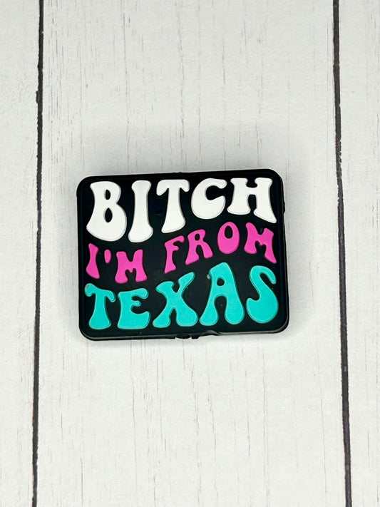 "Bitch I'm From Texas" Focal Bead