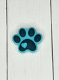 Pet Paw Print Focal Bead