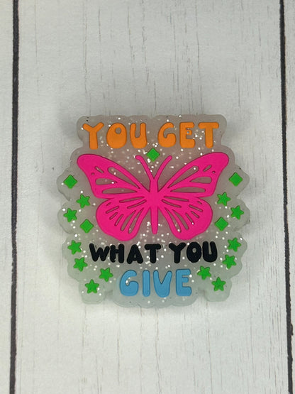 "You Get What You Give" Focal Bead