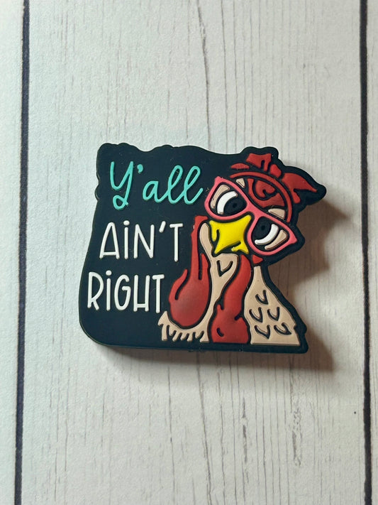 "Y'all Ain't Right" Focal Bead