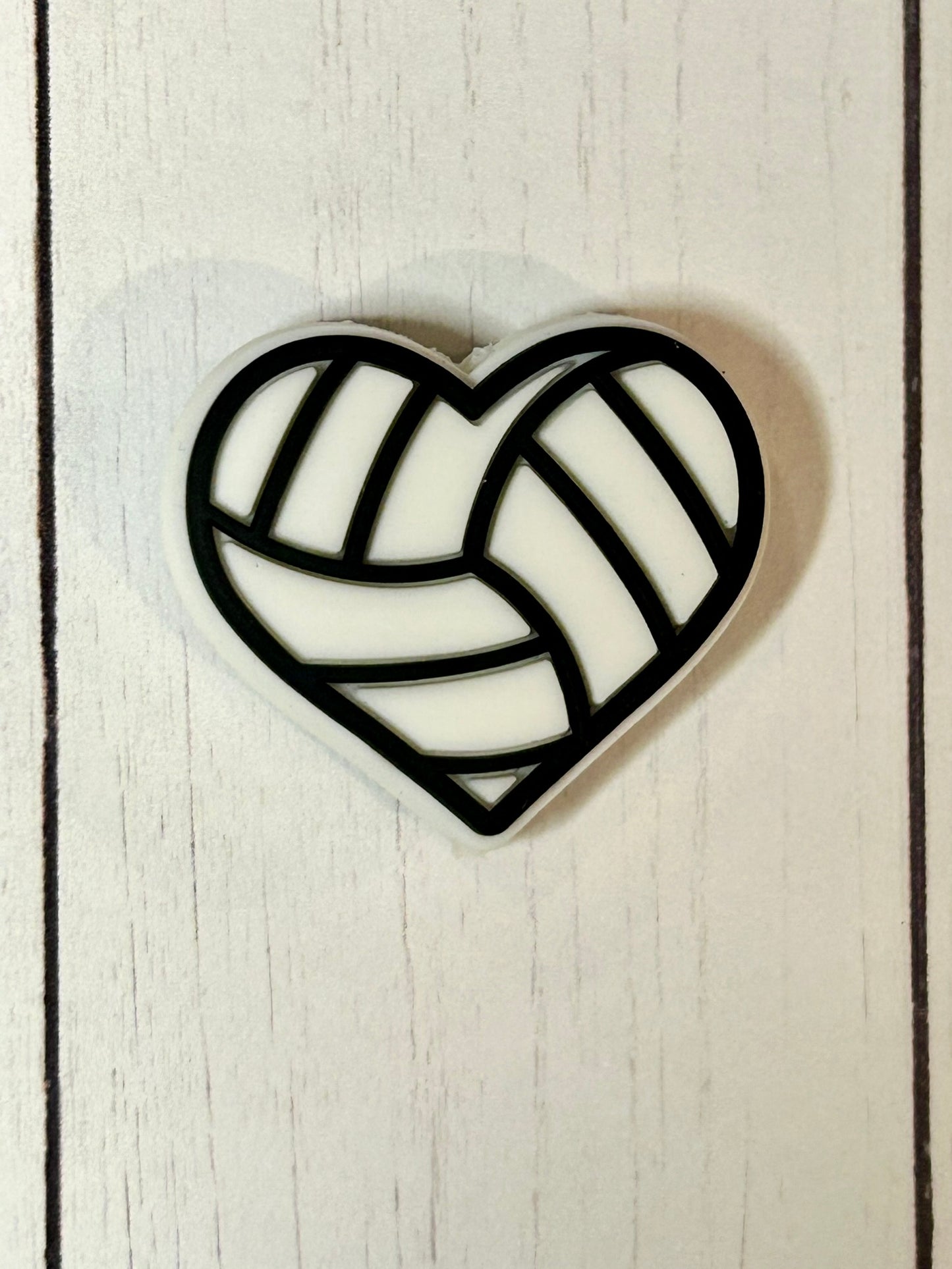 Volleyball Bow Focal Bead