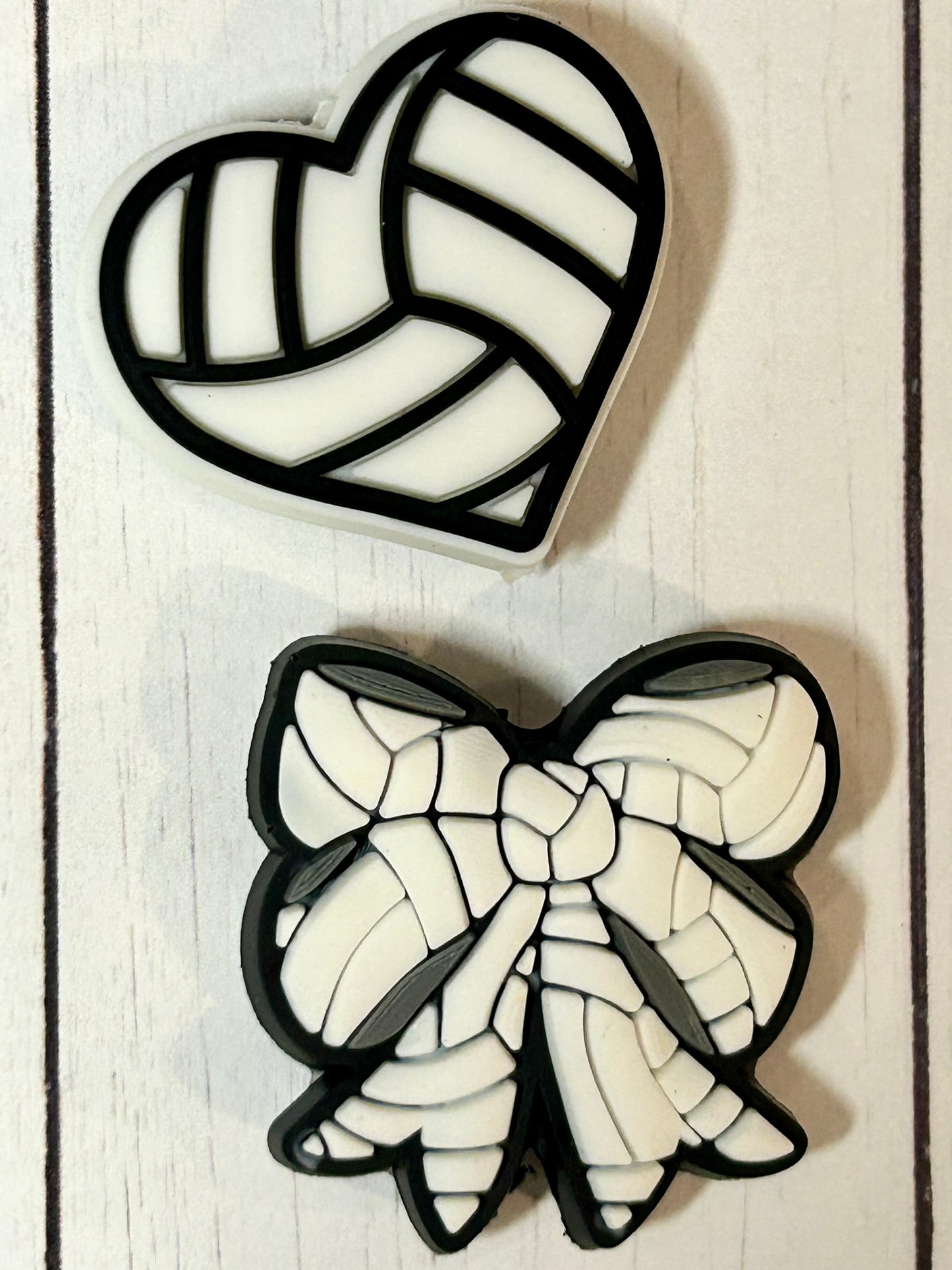 Volleyball Bow Focal Bead