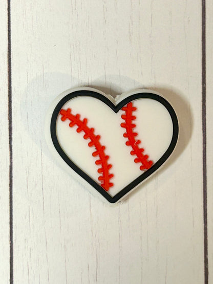 Baseball Love Focal Bead