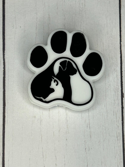 Dog & Cat Paw Focal Bead