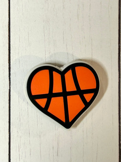 Basketball Focal Bead
