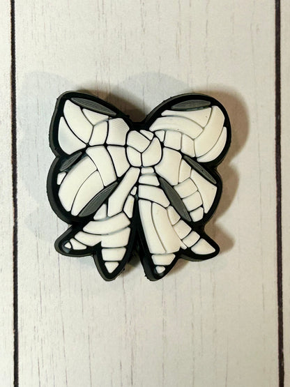 Volleyball Bow Focal Bead