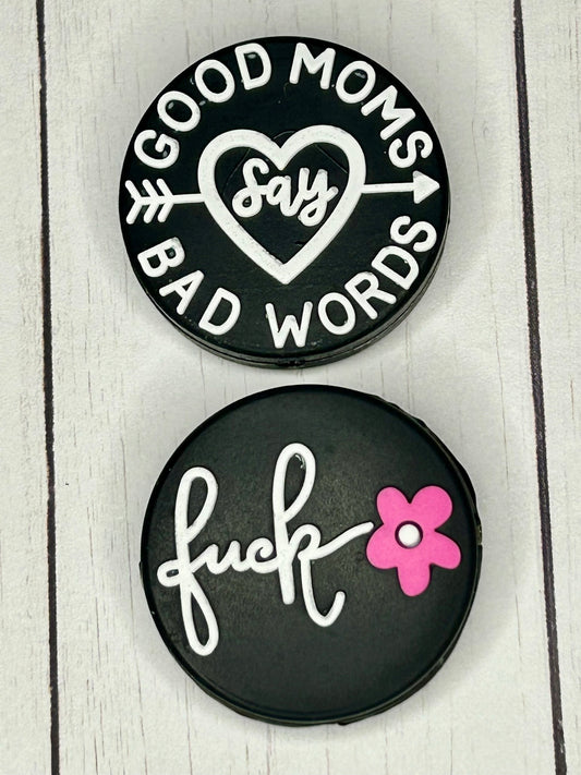 "Good Moms, Say Bad Words" Focal Bead