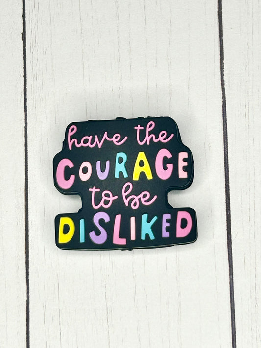 "Have The Courage To Be Disliked" Focal Bead