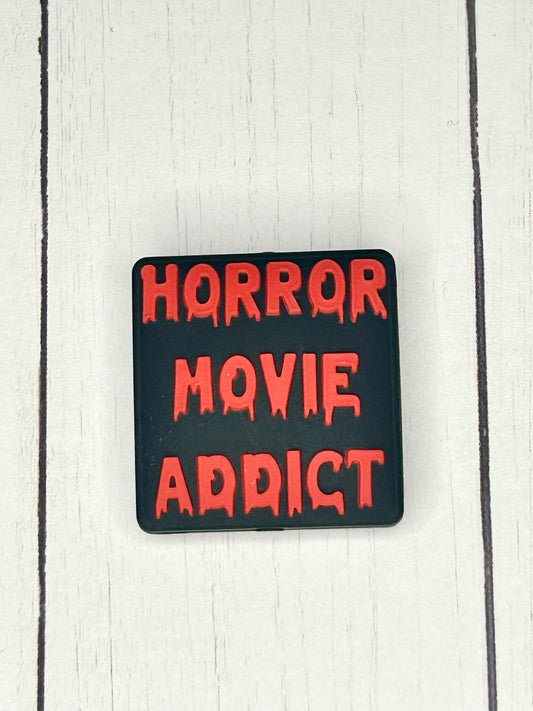 "Horror Movie Addict" Focal Bead