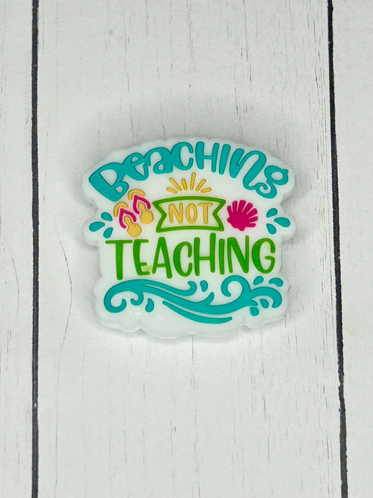 "Beaching Not Teaching" Focal Bead