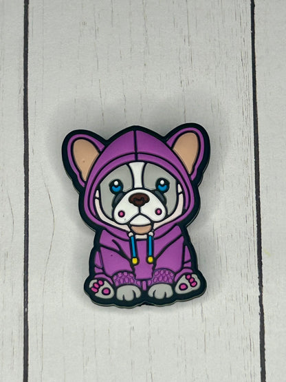 Frenchie Hoodie Focal Bead