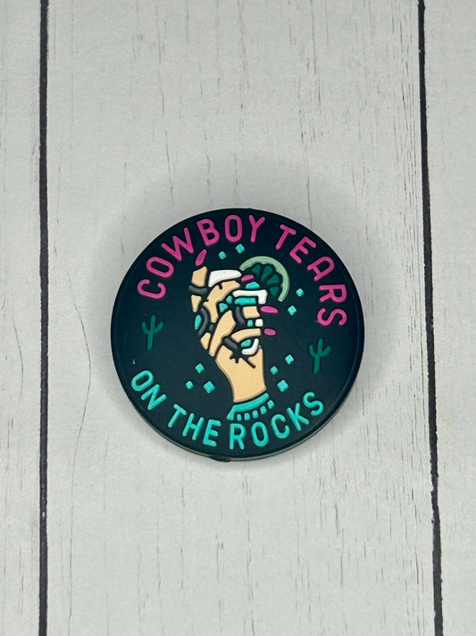 "Cowboy Tears On The Rocks" Focal Bead