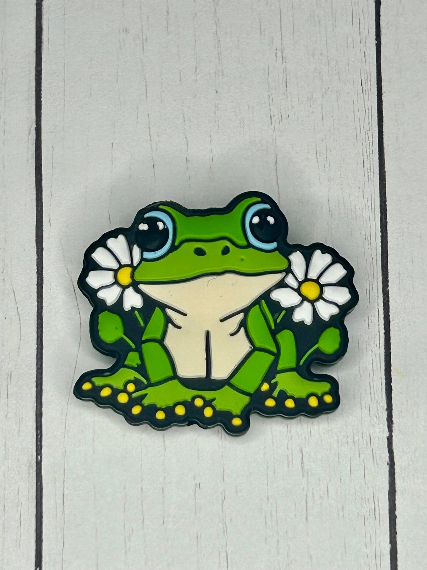 Flower Frog Focal Bead