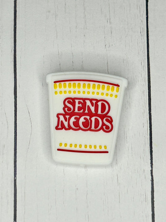 "Send Noods" Focal Bead