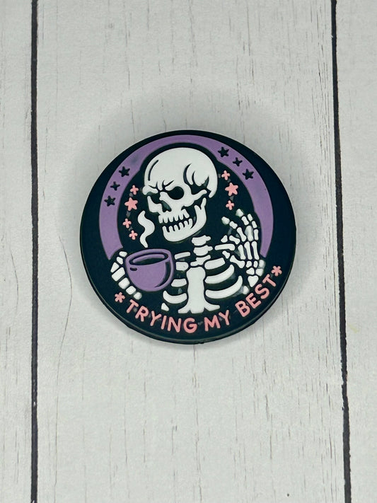 "Trying My Best" Focal Bead