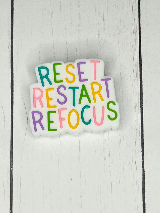 "Reset Restart Refocus" Focal Bead