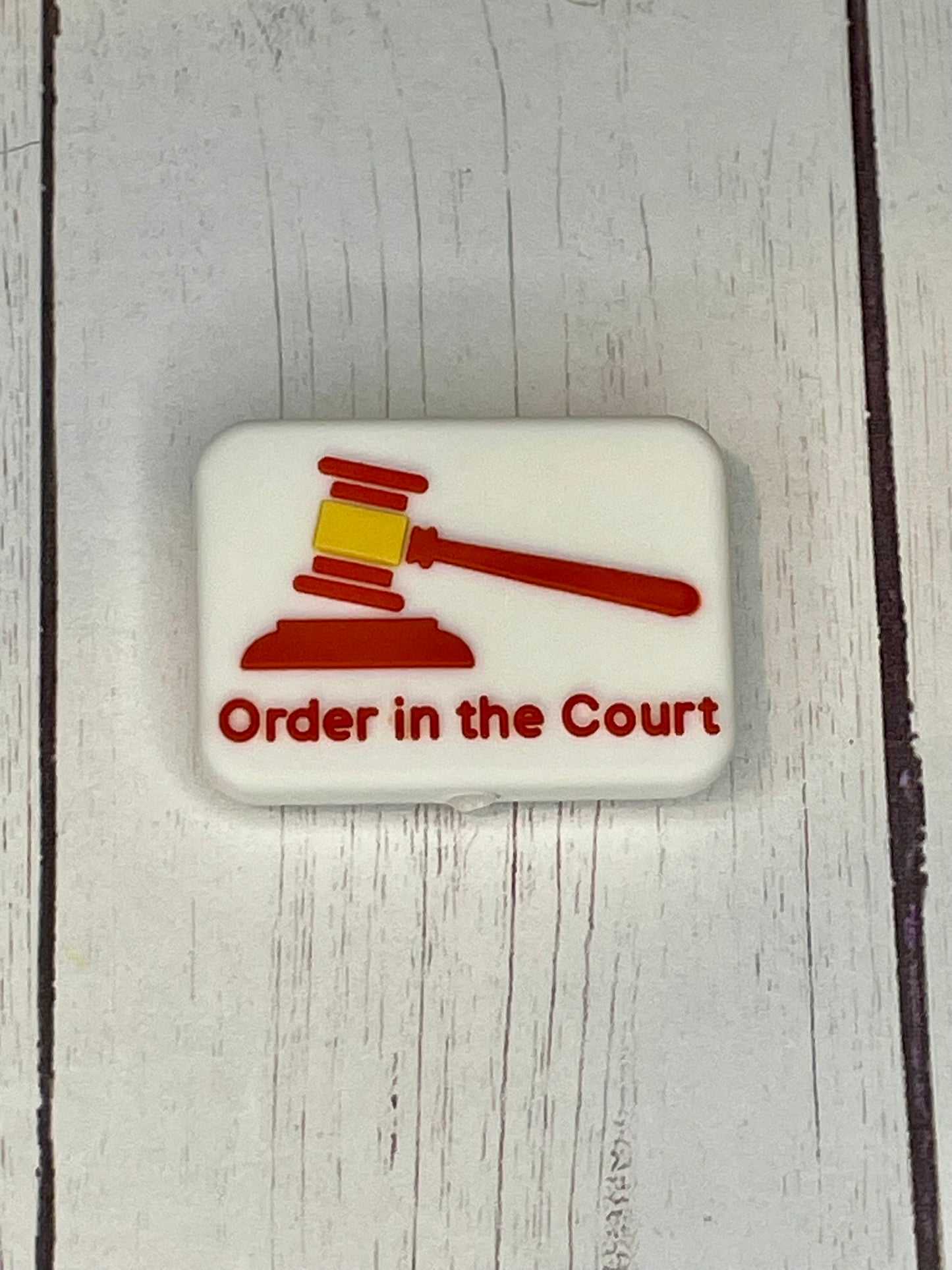 "Order In The Court" Focal Bead