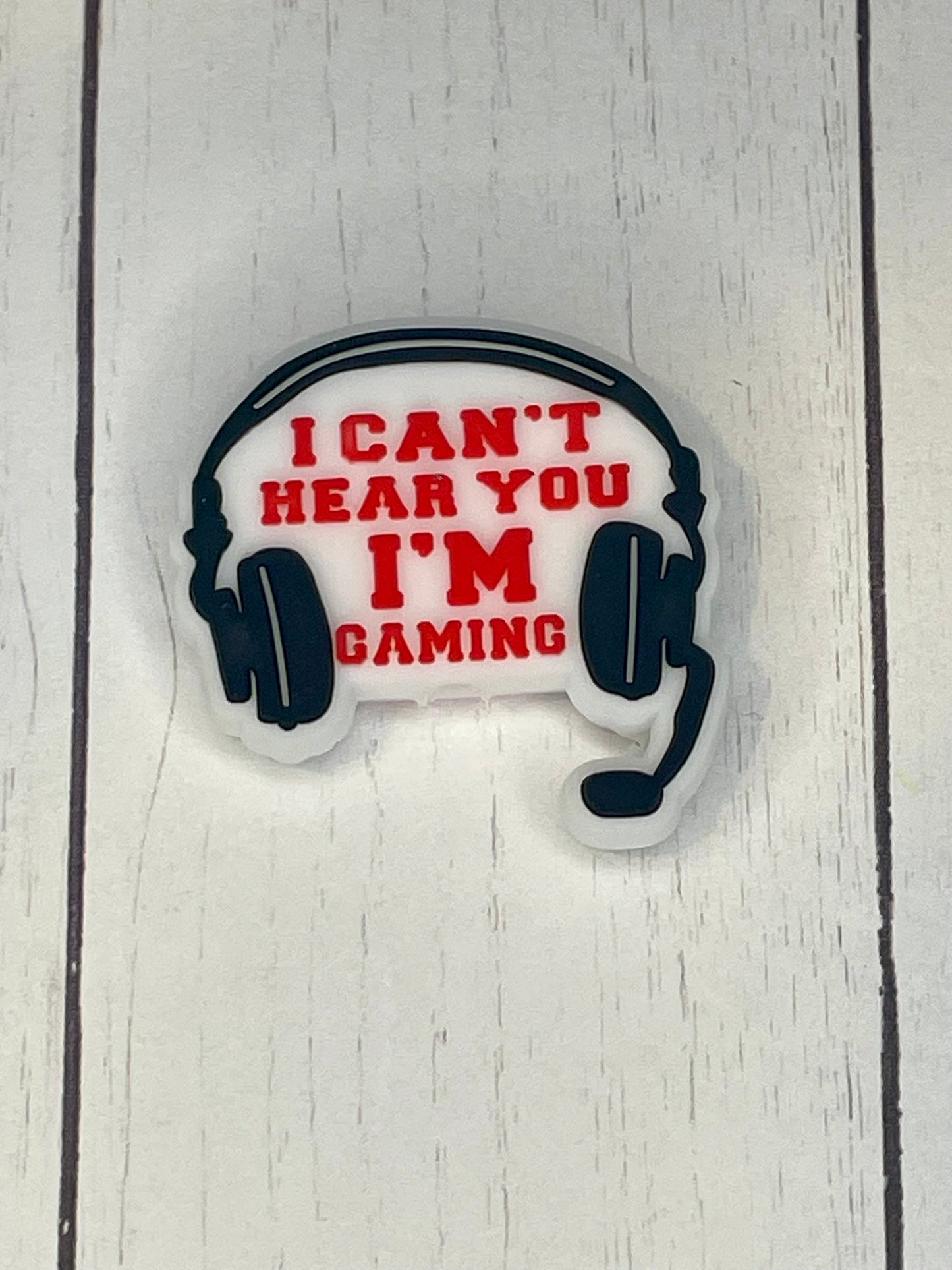 "I Can't Hear You I'm Gaming" Focal Bead