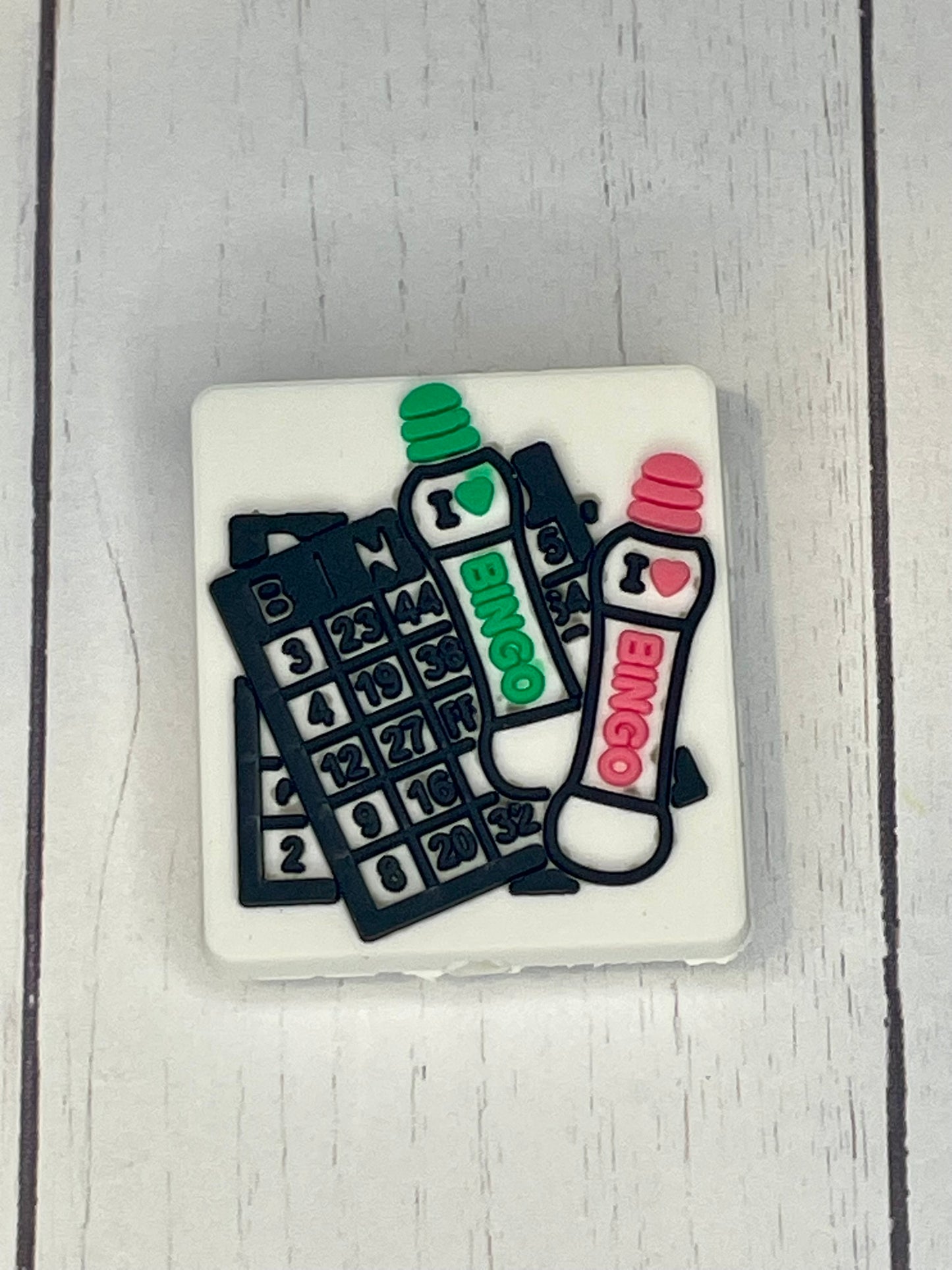 "I Love Bingo" Focal Bead