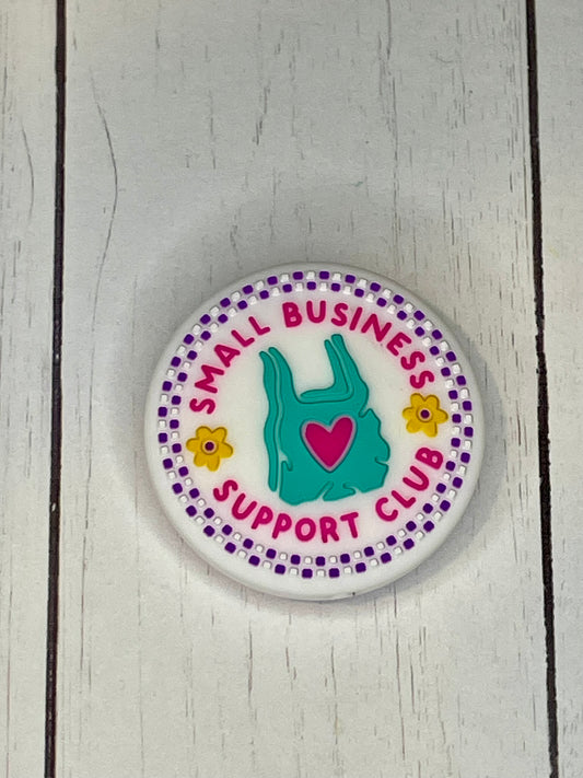 "Small Business Support Club" Focal Bead