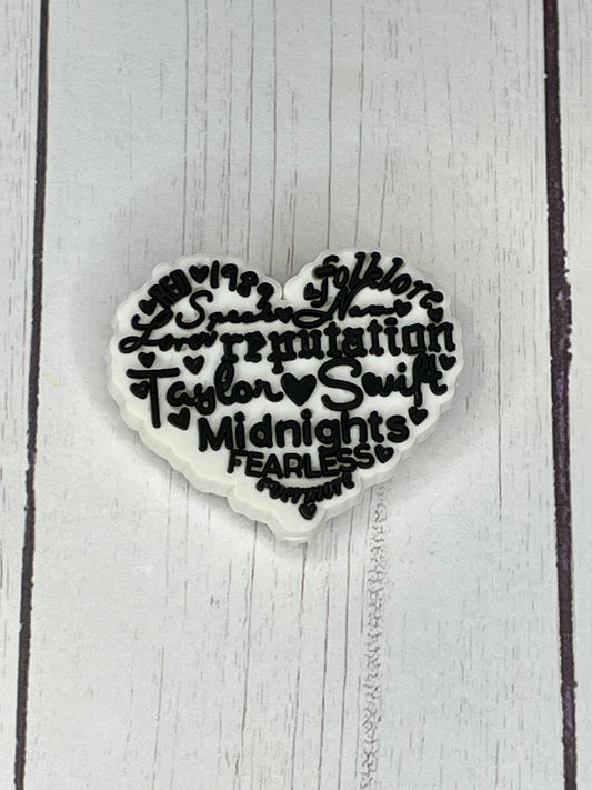 TS Heart Focal Bead