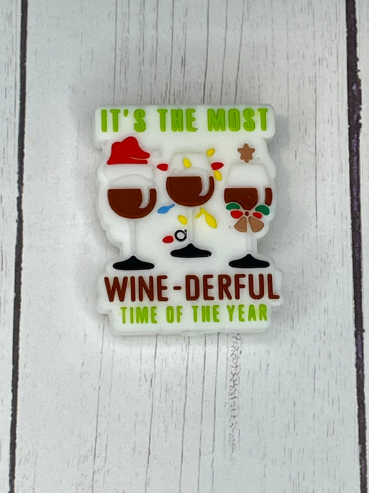 "It's The Most Wine-derful Time Of The Year" Focal Bead