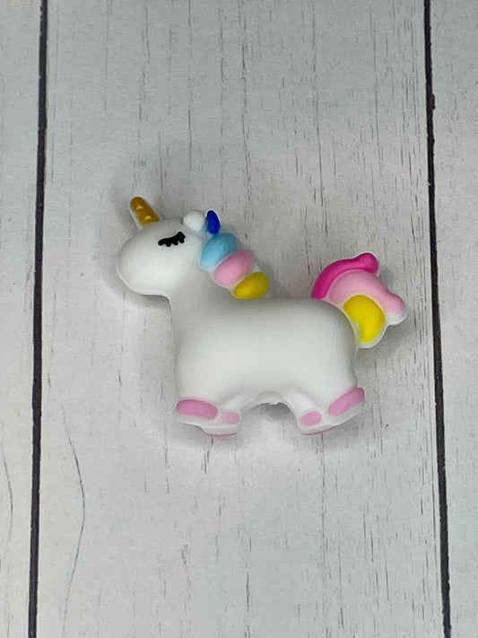 3D Unicorn Focal Bead