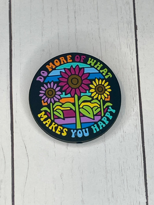 "Do More Of What Makes You Happy" Focal Bead