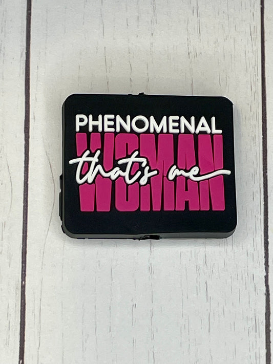 "Phenomenal Woman - That's Me" Focal Bead