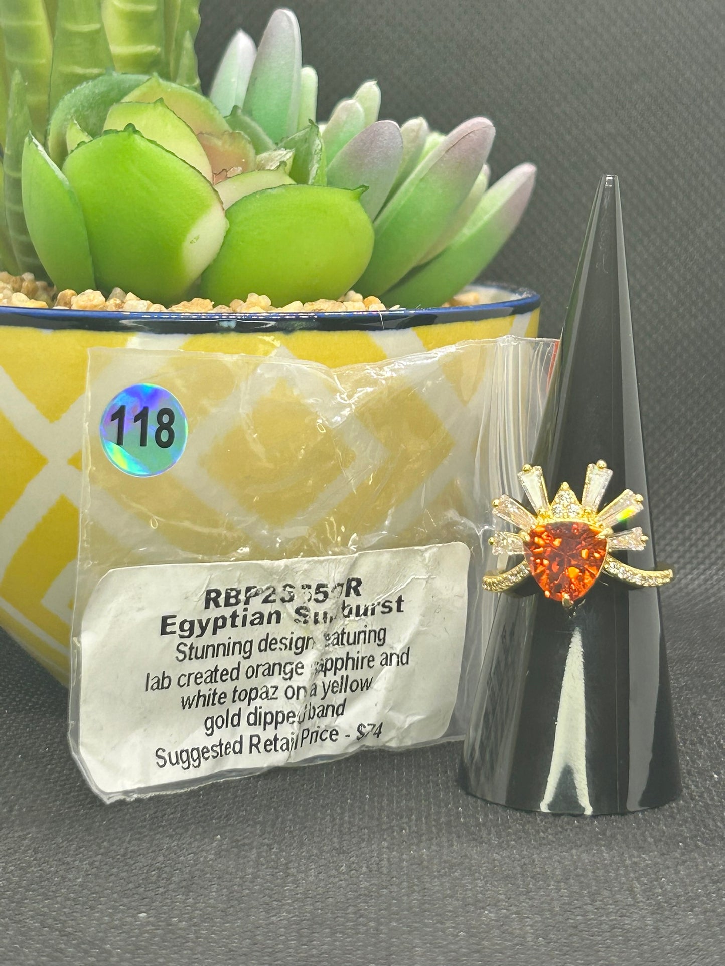 RBP2655OR - Size 8 - Egyptian Sunburst