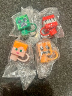Mine 3D Straw Topper (4pcs)