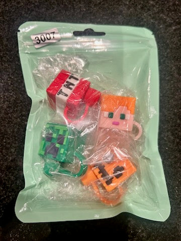Mine 3D Straw Topper (4pcs)