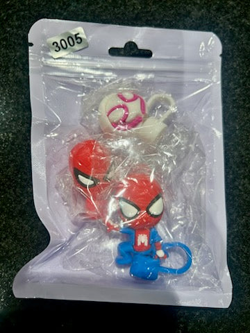 Spider 3D Straw Topper (3pcs)