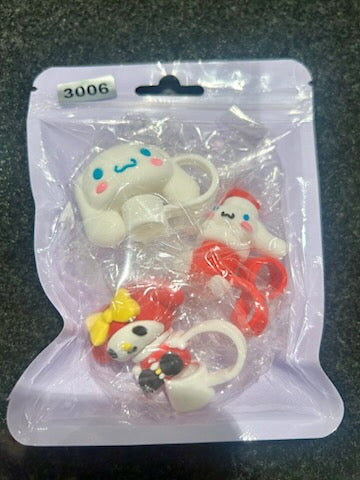 Cinna/Melody 3D Straw Topper (3pcs)