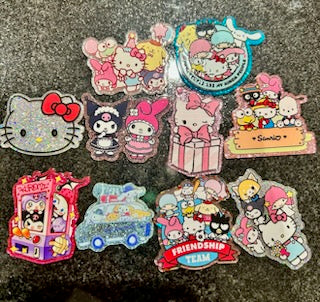 HKitty and Friends- Acrylic Flatback Bundle (10pcs)