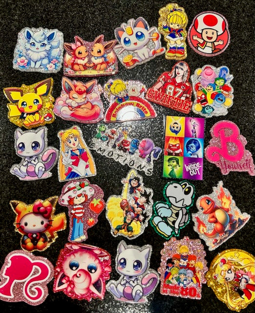 Characters - Acrylic Flatback Bundle (25pcs)