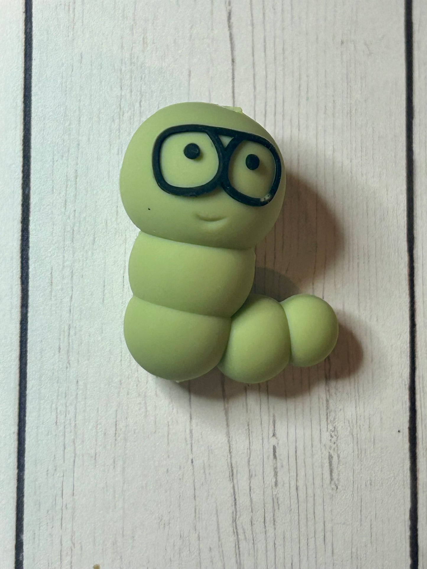 Bookworm Focal Bead