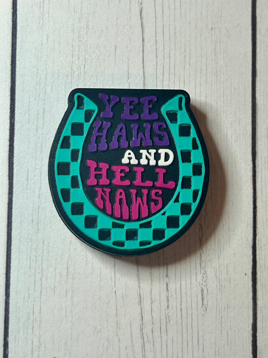 "Yee Haws and Hell Naws" Focal Bead