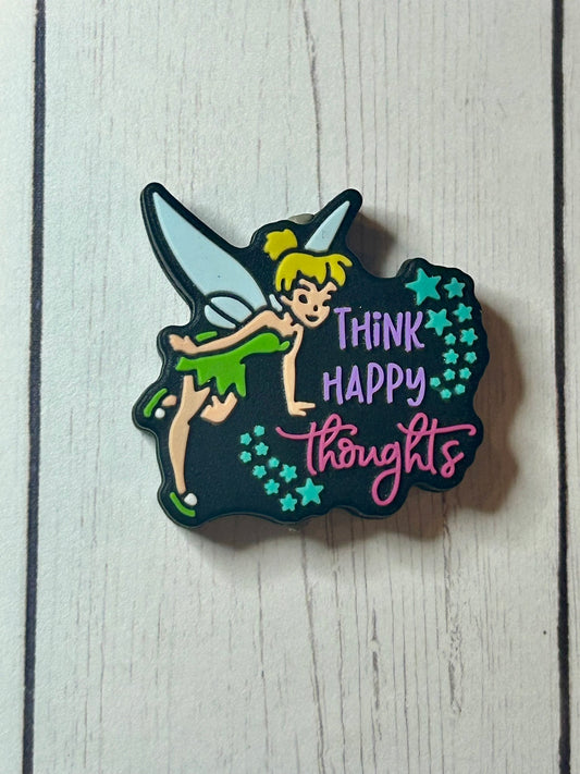 "Think Happy Thoughts" Focal Bead