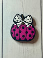 "Polka Dot Pumpkin" Focal Bead