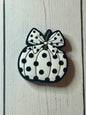 "Polka Dot Pumpkin" Focal Bead