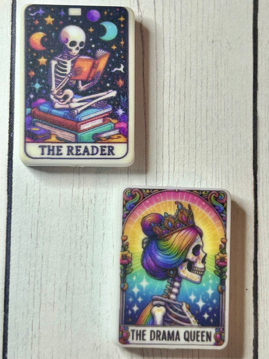 Tarot Card 2 Focal Bead