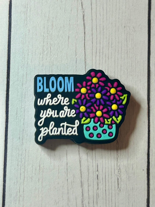 "Bloom Where You Are Planted" Focal Bead