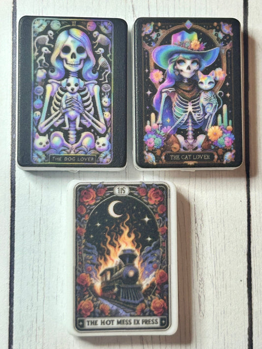 Tarot Card 3 Focal Bead