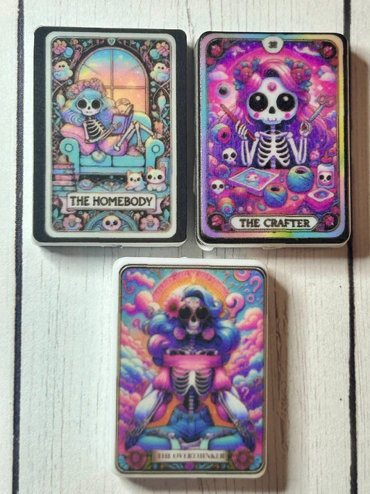 Tarot Card 5 Focal Bead